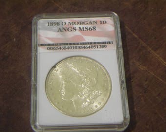 ANGS MS68 1898O Morgan Silver Dollar