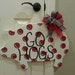 Painted Polka Dot Pig Door Hanger - door hanger wreath pig go hogs arkansas door hanger polka dot door hanger wood door hanger door decor