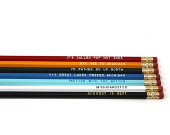 Assorted Michigan Sayings Pencils