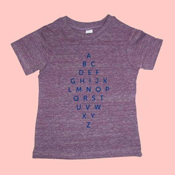 ALPHABET - Toddler Tee