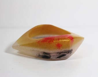 AS_86, resin bangle, statement jewelry, resin bracelet, italian jewelry, handmade in italy,
