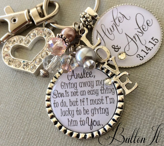 Future daughter in law gift wedding bouquet charm giving