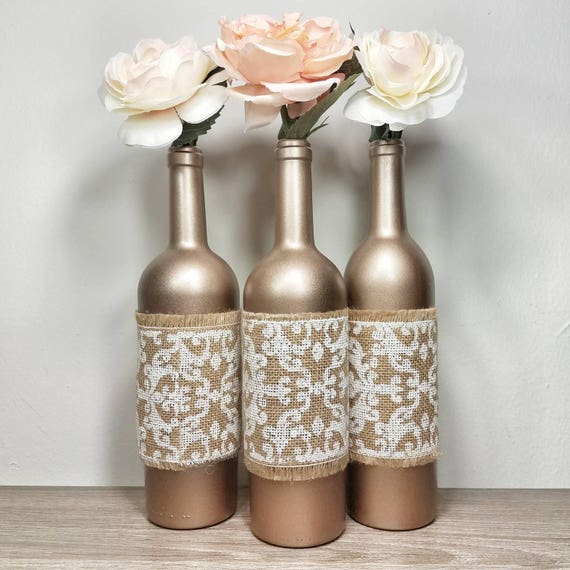 Wine Bottle Decor Wine Bottles Decorated Wine Bottle Vase