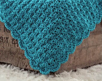 Baby Blanket CROCHET PATTERN Easy Afghan NEWBORN Car Seat Stroller Beginner Build A Shell