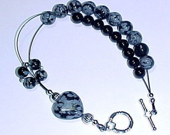 Hearts Desire Gemstone Abacus Row Counter Bracelet - Item No. 603
