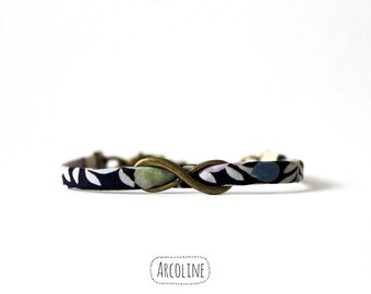Liberty minimalist infinity bracelet