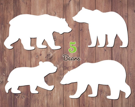 Download baby bear clipart, woodland clipart, mama bear svg, bears ...