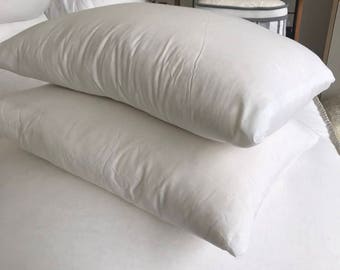 2- Standard ORGANIC cotton /wool bed pillows