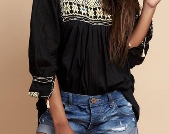 Hand stitched Cotton Blouse
