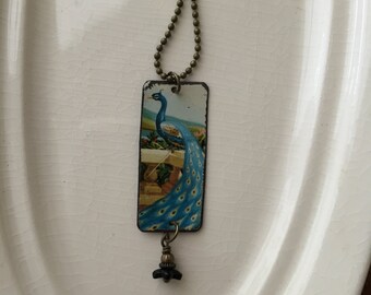 Tin Jewelry Necklace "Proud" Tin for the Ten Year Tenth Wedding Anniversary