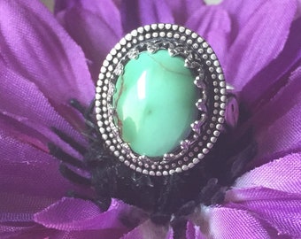 Pretty Little Royston Princess Ring, Adjustable size 6-11, Sterling Silver