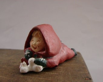 Vintage figurine by Candy Designs Norway Small boy figurine Collectible figurine made in Norway
