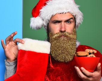 Glitter Beard Kit Double Use Beard Glitter