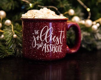 Jolliest Asshole Mug | Christmas Mug | Holiday mug