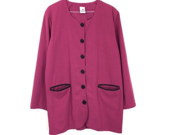 80s C&A Raspberry Jacket
