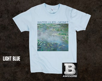 Claude Monet Water Lilies 1906 T-Shirt, Vintage Painting Shirt