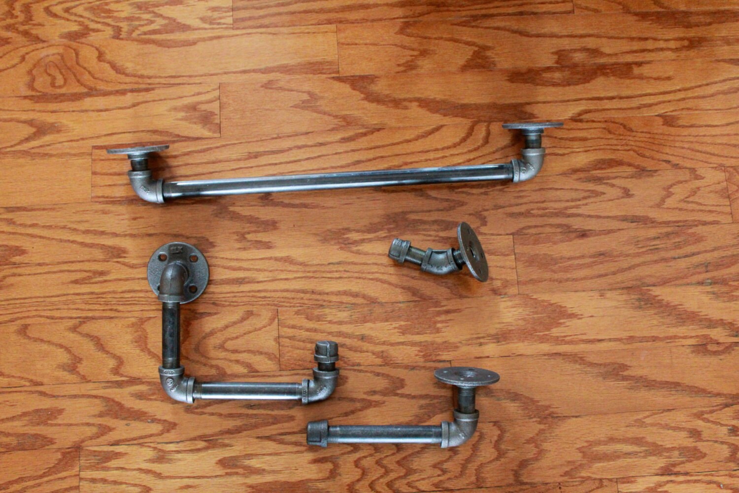 Industrial Iron or Galvanized pipe Bathroom set 4 piece