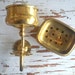 Vintage Brass Bathroom Set