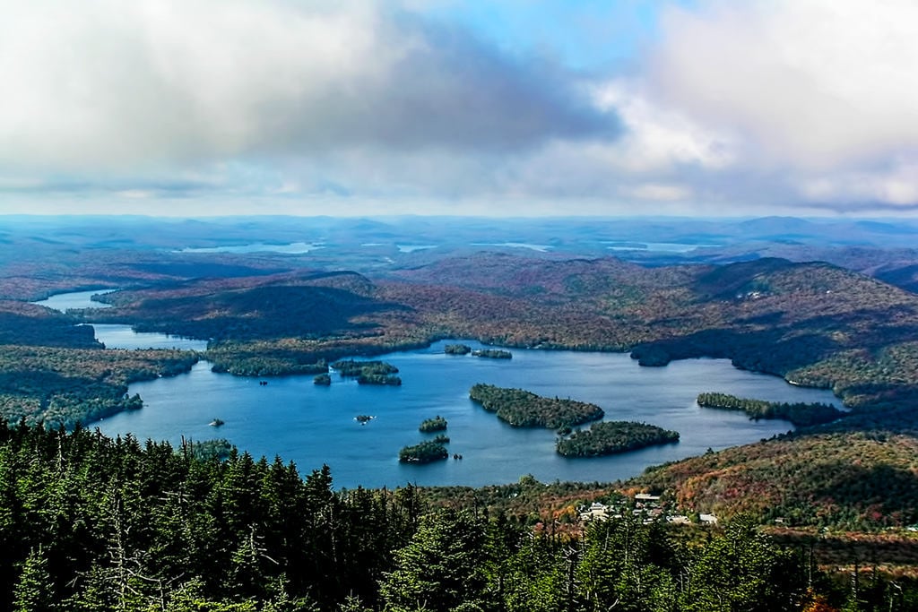 Blue Mountain Lake Adirondack Mountains Mountain