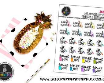 VAPE/VAPOR Planner Stickers // repositionable matte stickers | MD16/Md19