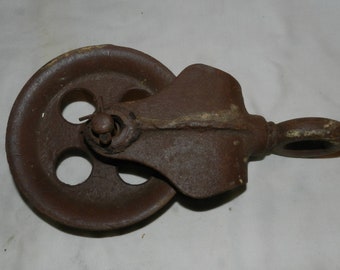 Large Cast Iron Pulley 6-10