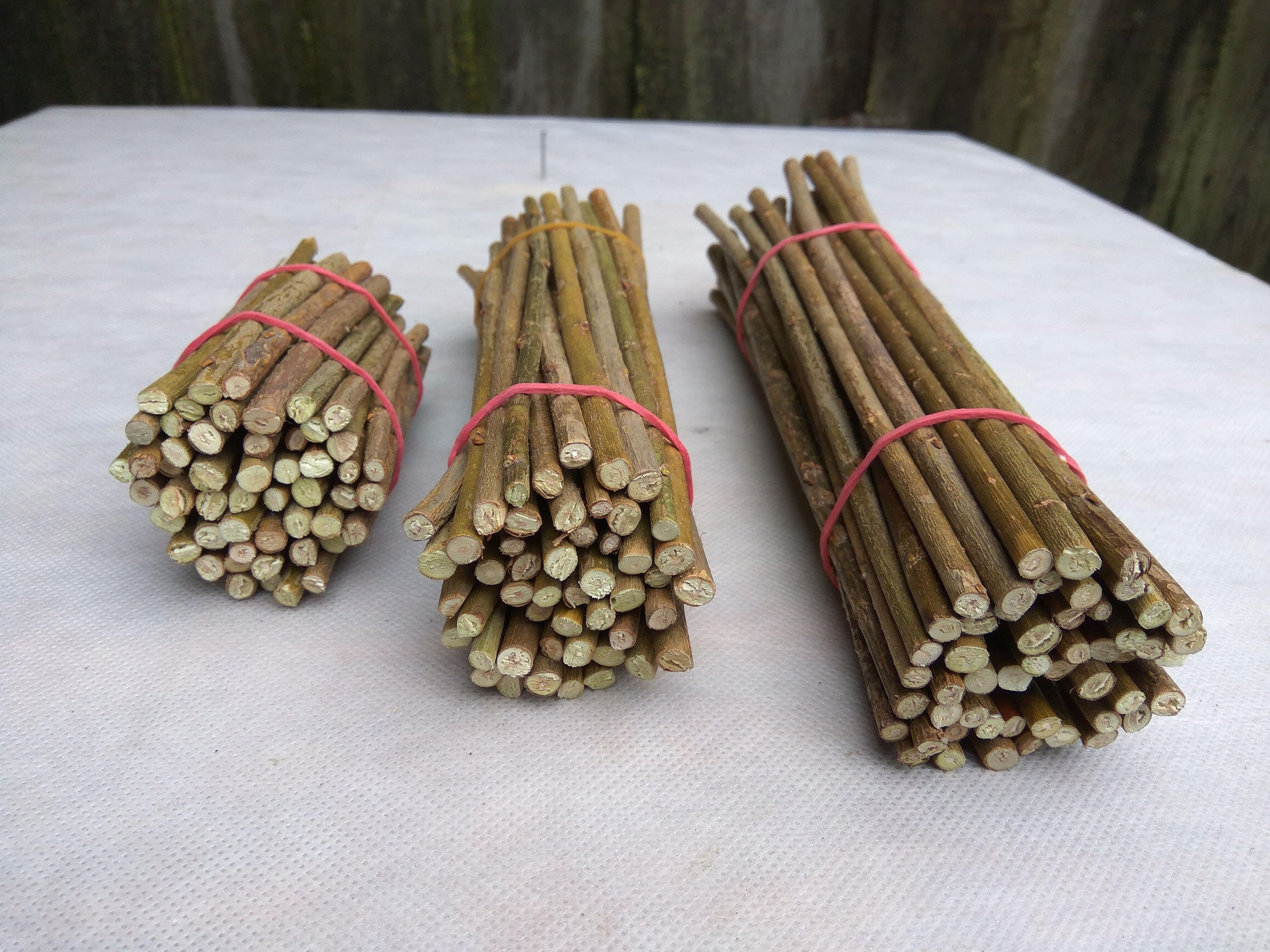Willow twigs Straight willow sticks Willow bundle stick