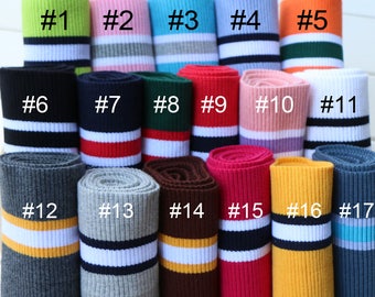 Elastic Rib Knit Cuff Waistband Fabric Trim Sold by 80cm SH312