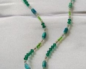 By the Shore Delicate Crystal Necklace