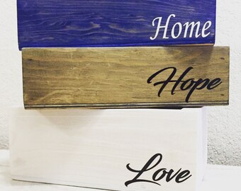 Small Wooden Box, Candle Holder, Rustic Box, Wooden Box Centerpiece, Flower Box, Customizable