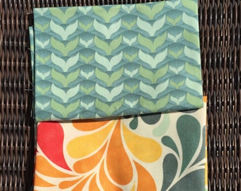 Cosmo Cricket Salt Air moda fabrics 2 FQ set