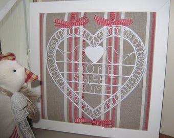 Adorable frame "Home Sweet Home"