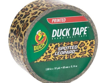 DUCK TAPE-Spotted Leopard 10 yards