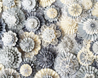 QUANTITY handmade paper snowflakes