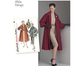 Simplicity Pattern 8509 Misses' Vintage Coat or Jacket