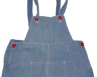 1950s Boys Denim Overalls Vintage Retro Baby