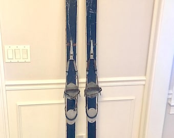 SKIS Antique LUND Wood Skis, Vintage Skiing, Vail, Steamboat, Aspen, North Conway, Breckenridge, Squaw Valley