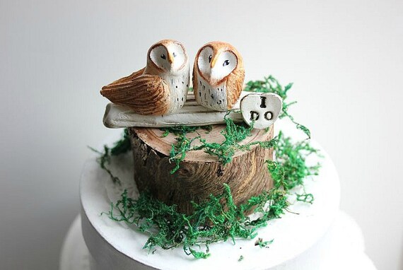 Rustic Barn Owl Cake Topper Rustic Barn Owl Cake Topper