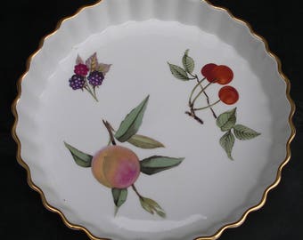 Royal Worcester Flan Dish. Vintage Dish