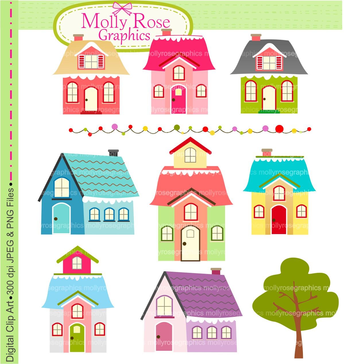 SALE House Digital Clip Art Personal And Small SALE House Digital Clip Art Personal And Small