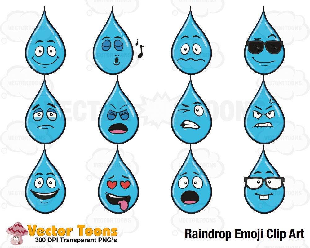 raindrop car raindrop emoji