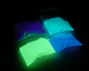 Luminous Glow-In-The-Dark Pigment Powder, Half-Oz Bag