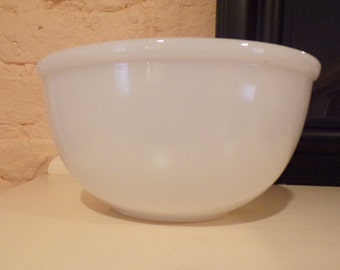 Fire King Solid Milk Glass Mixing Bowl