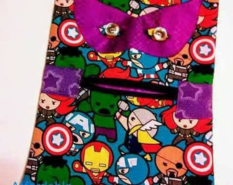Snack Sac, Reusable, Lunch Bag, Super Hero, Lunch Sack, Snack Bag