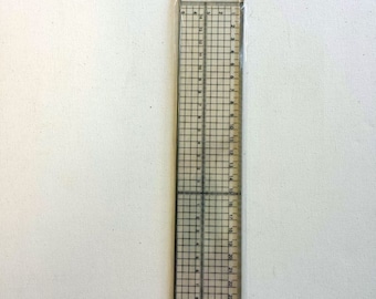 Clear Plastic Ruler - 30cm 12" - Metal Cutting Edge - Craft Measure Sewing Tool