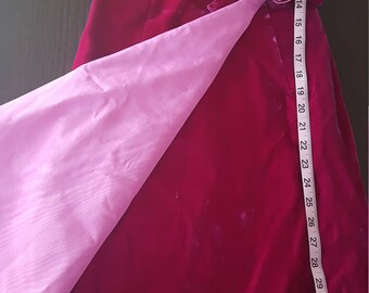 SALE!!! Vintage Fuchsia Velvet dress