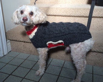 Vintage Small Dog Poodle Sweater Jacket Crochet Pattern