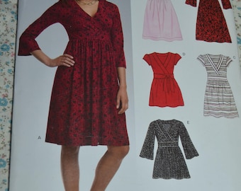 New Look 6722 Misses Dress or Top Sewing Pattern - UNCUT - Size 10 - 22