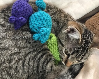 Crochet Catnip Mice 2pk
