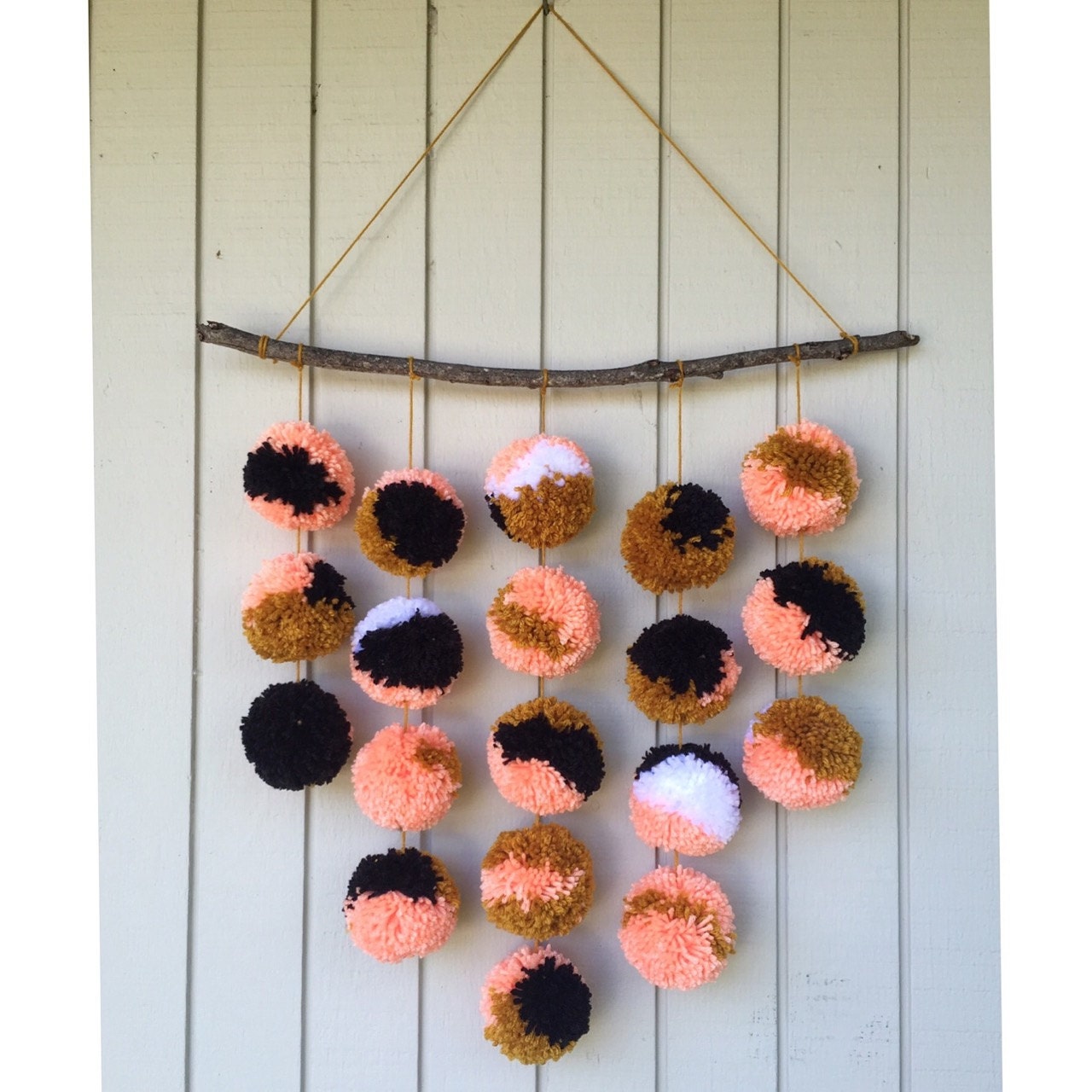 The Naomi 19 Pom Hanging / Pom Pom Hanging / Wall Art