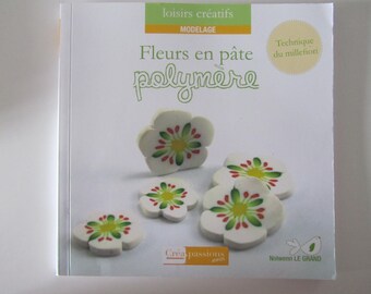 Book "Polymer clay flowers" - floral jewelry - Millefiori technique